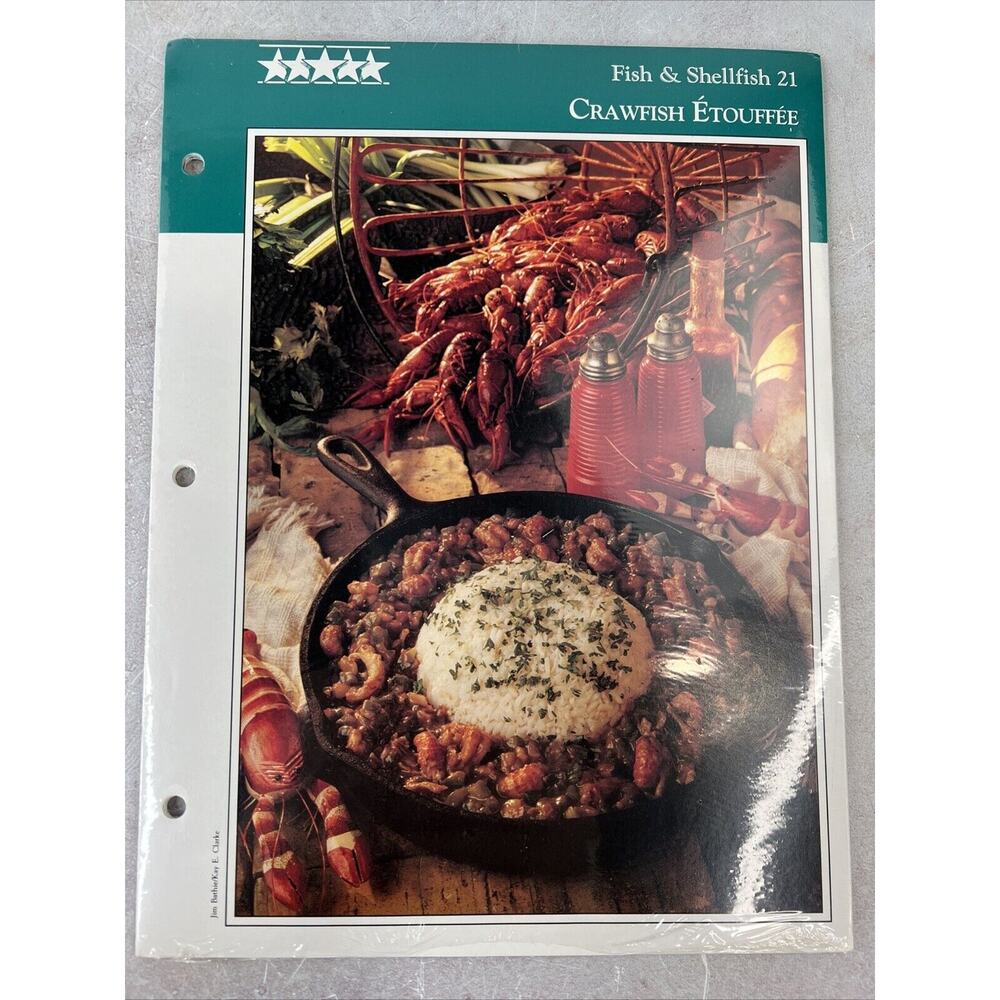 Vintage Southern Living Five Star Recipes Fish & Shellfish 21 In Wrapper
